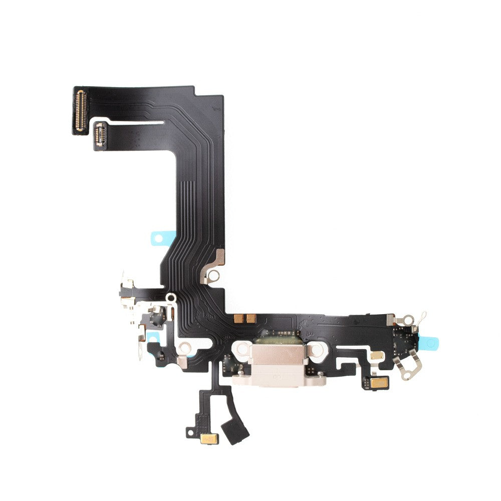 Red Charging Port for iPhone 13 mini-White Red Charging Port for iPhone 13 mini-White